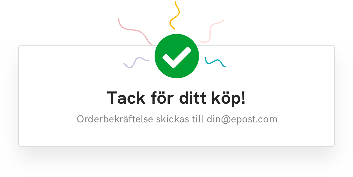 Tack för ditt köp